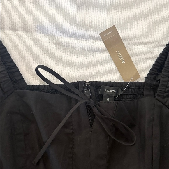 J Crew 100% Cotton Elegant Black Women's Top. Size 6. New! - Picture 2 of 12